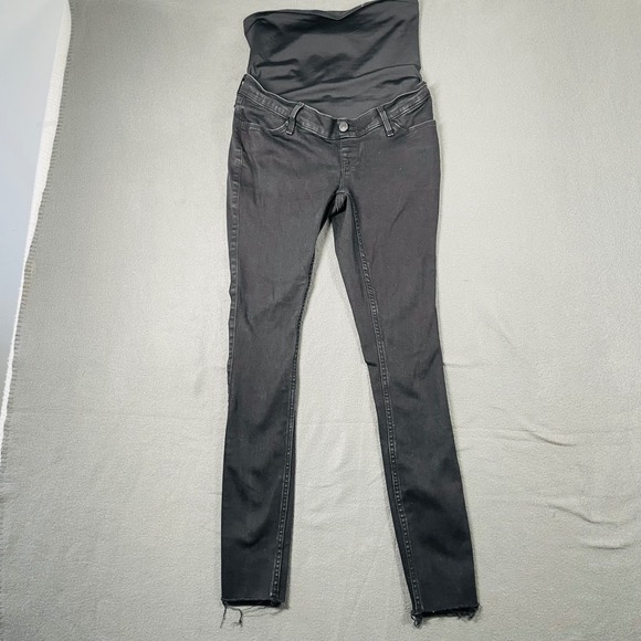 Abercrombie & Fitch The Jean Legging Black Maternity Jeans Size 25/0R - Picture 1 of 7